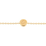Modern Words Fine Kiss Me 18K Gold Bracelet w. Diamond