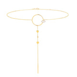 Modern Words Fine Crush Choker 18K Guld Halskæde m. Diamant