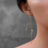 Modern Words Fine Melody 18K Gold Earrings