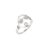 MOYEN Shades 18K Whitegold Ring w. Quartz & Diamond