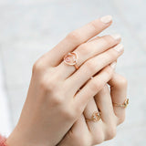 Petit Beck 14k Whitegold Ring w. Diamant