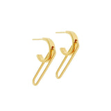 NEXUS Levitate Gold Plated Hoops