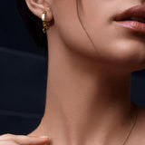 NEXUS Petite Levitate Gold Plated Hoops