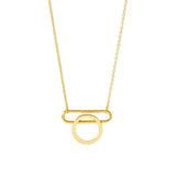 Nexus Trapezgold -Halskette