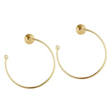 Orbit Fine Eclipse 14K Guld Øreringe m. Diamant