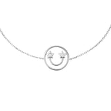 PETIT Beck 14K Whitegold Bracelet w. Diamond