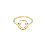 PETIT Belle 14K Gold Ring w. Diamond