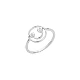 Petit Jen 14K Whitegold Ring w. Diamant