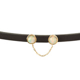 PREMIERE Eyes On You Choker 18K Gold Necklace w. Opal