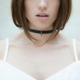 PREMIERE MWAH Diamond Choker 18K Gold Necklace w. Diamond & Ruby