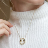 PREMIERE Florentina 18K Rosegold Necklace w. Moonstone
