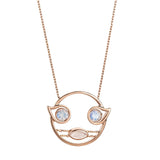 PREMIERE Florentina 18K Rosegold Necklace w. Moonstone