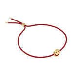 FRIENDS Happy Burnt Umber 18K Gold Bracelet