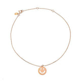 FRIENDS Happy Mini 18K Gold Plated or Silver Anklet