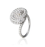 Conch Shell Dream Goldring I 18K, Rosegold- oder Weißgold I Diamanten