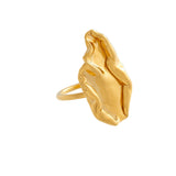Wave Gold Plated Ring