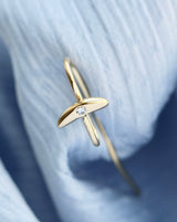 Nord 18K Whitegold Earring w. Diamond