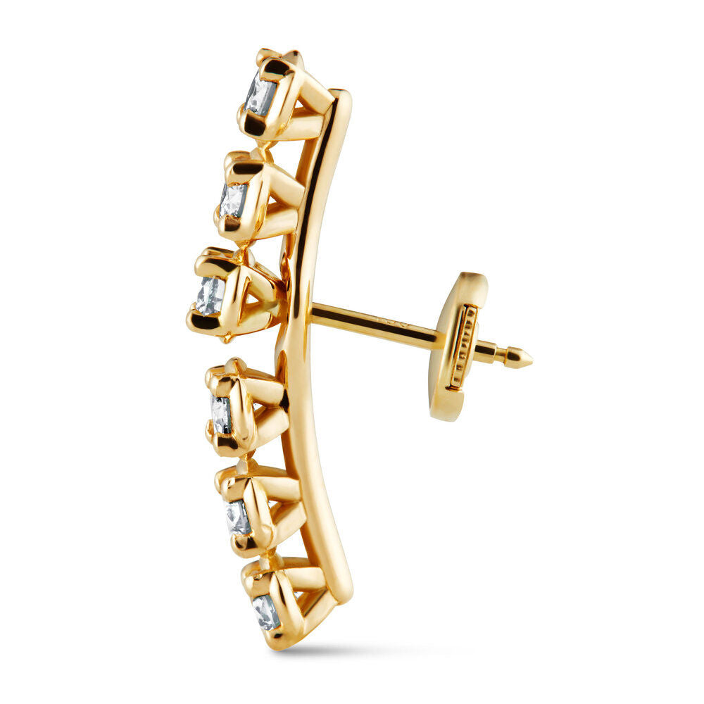 2 Piece Single Ohrstecker aus 18K Gold I Diamanten