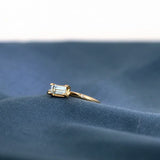 Nord 18K Gold Ring w. Aquamarine