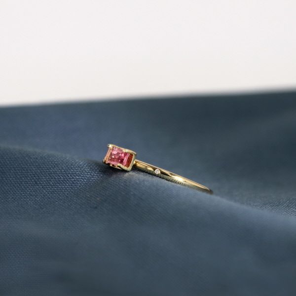 Nord 18K Gold Ring w. Tourmaline