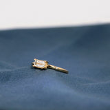 Nord 18K Guld Ring m. Hvid Topas