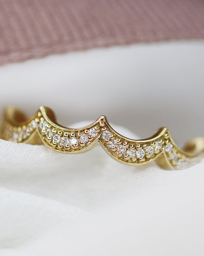 Royal 18K Hvidguld Ring m. Diamanter