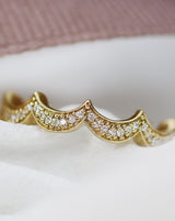 Royal 18K Hvidguld Ring m. Diamanter
