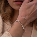 Chunky Dune Armreif aus Silber