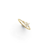 Shooting Stars 18K Gold Ring w. Diamonds