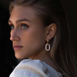 Capri Medio Pianura Gold Plated Earrings