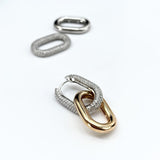 Link Capri Pianura Gold Plated Earrings