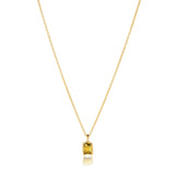 Roccanova Piccolo 18K Forgyldt Halskæde m. Zirkon