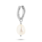 Pearl Jam Silver Earring-Pendant w. Pearl