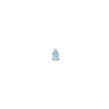 Blue Silver Stud w. Topaz