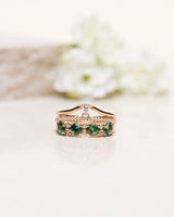 Anita Dark Chocolate 18K Gold, Whitegold or Rosegold Ring w. Diamonds