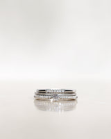 Vintage -Stil 18k Gold, Whitegold oder Rosengold Ring