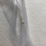 SUN & MOON 14K Gold Earring w. Diamond