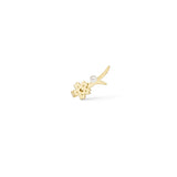 Sakura Gold Plated Stud w. Pearl