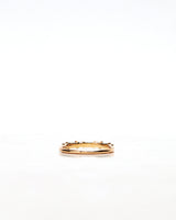 Sania Art Deco Baguette 18K Gold, Whitegold or Rosegold Ring w. Diamonds