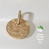 Wild Flowers 18K Gold Pendant w. Lab-Grown Diamonds