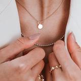 Your Essence Coin 18K Gold Pendant