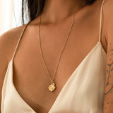 Memories of the Sea 18K Guld Vedhæng m. Lab-Grown Diamanter