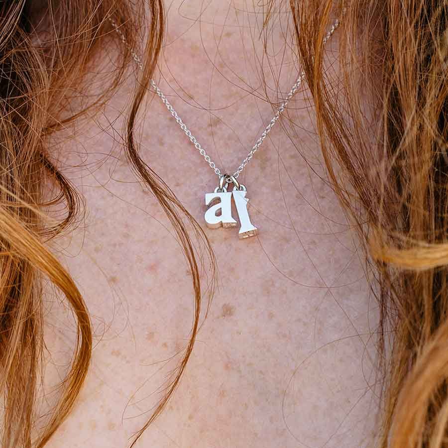 Seed m Anhänger aus Silber