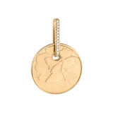 Wild Flowers 18K Gold Pendant w. Lab-Grown Diamonds