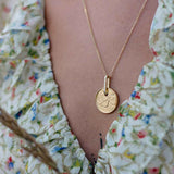 Wild Flowers 18K Gold Pendant w. Lab-Grown Diamonds