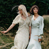 Wild Flowers 18K Gold Pendant w. Lab-Grown Diamonds