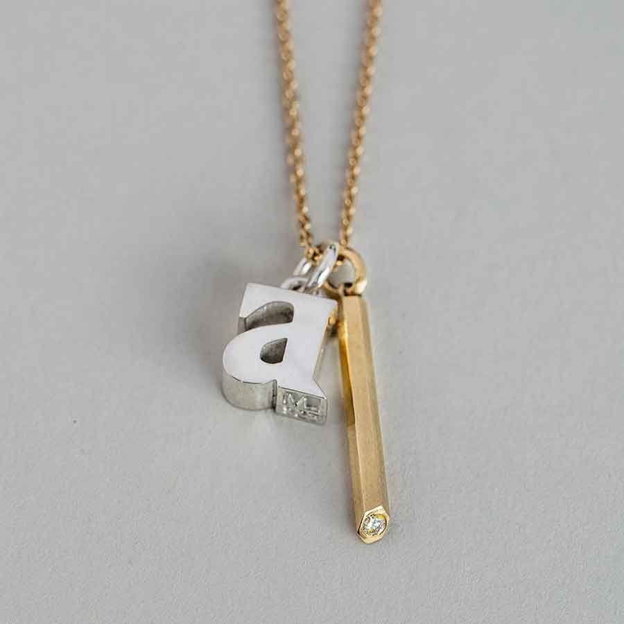 Sunbeam Anhänger aus 18K Gelbgold I Labor-Diamanten