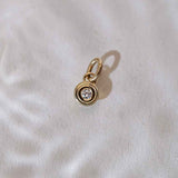 Drops of Memories 18K Gold Pendant w. Lab-Grown Diamond