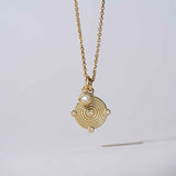 Drops of Memories 18K Gold Pendant w. Lab-Grown Diamond