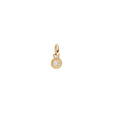 Drops of Memories 18K Gold Pendant w. Lab-Grown Diamond